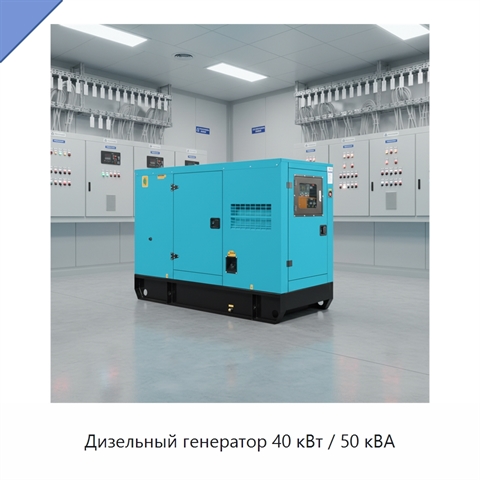 Дизельный генератор 40 кВт / 50 кВА