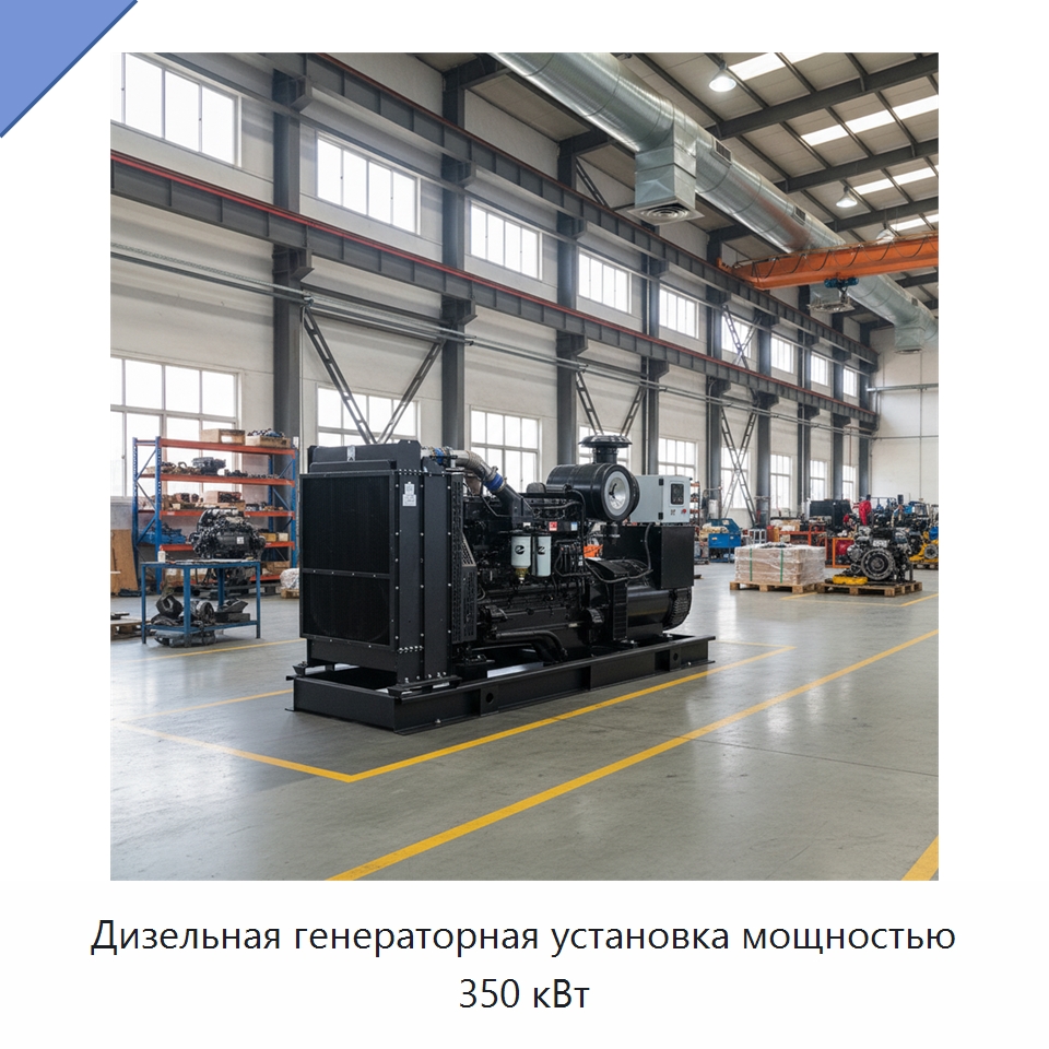 Дизельная генераторная установка мощностью 350 кВт — Дизельные генераторы