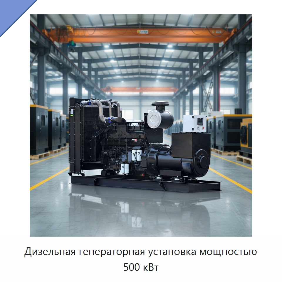 Дизельная генераторная установка мощностью 500 кВт — Дизельные генераторы