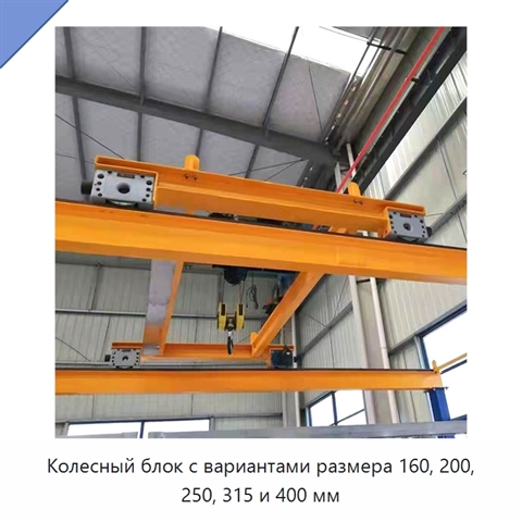 Колесный блок с вариантами размера 160, 200, 250, 315 и 400 мм