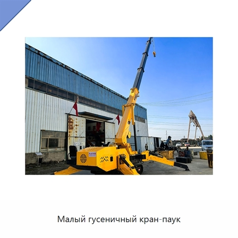 Малый гусеничный кран-паук