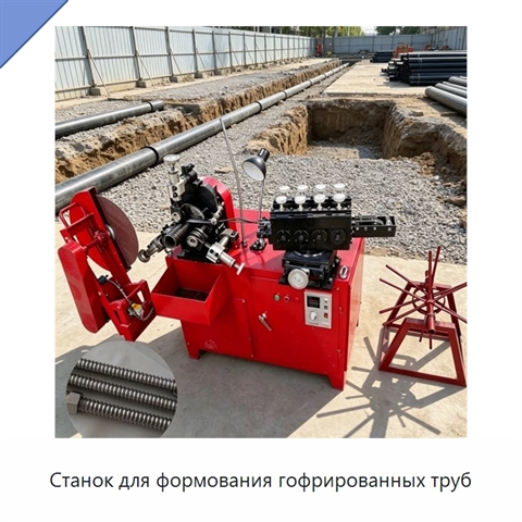 Станок для формования гофрированных труб