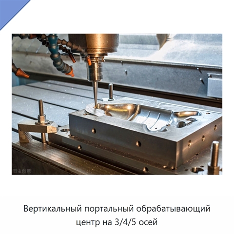 Вертикальный портальный обрабатывающий центр на 3/4/5 осей