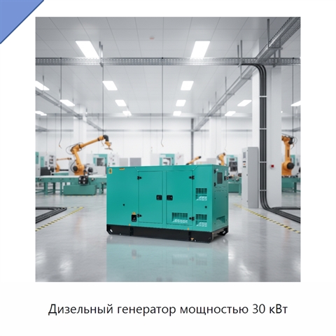 Дизельный генератор мощностью 30 кВт