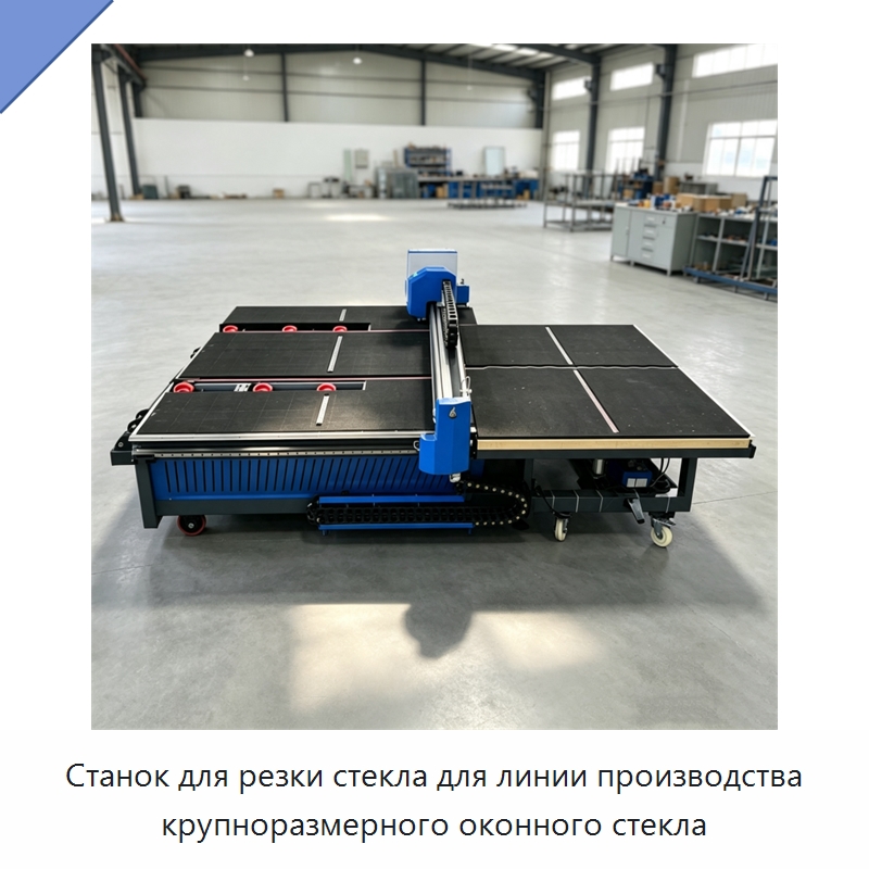 Станок для резки стекла для линии производства крупноразмерного оконного стекла — Оборудование для производства стекла
