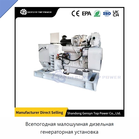 Всепогодная малошумная дизельная генераторная установка