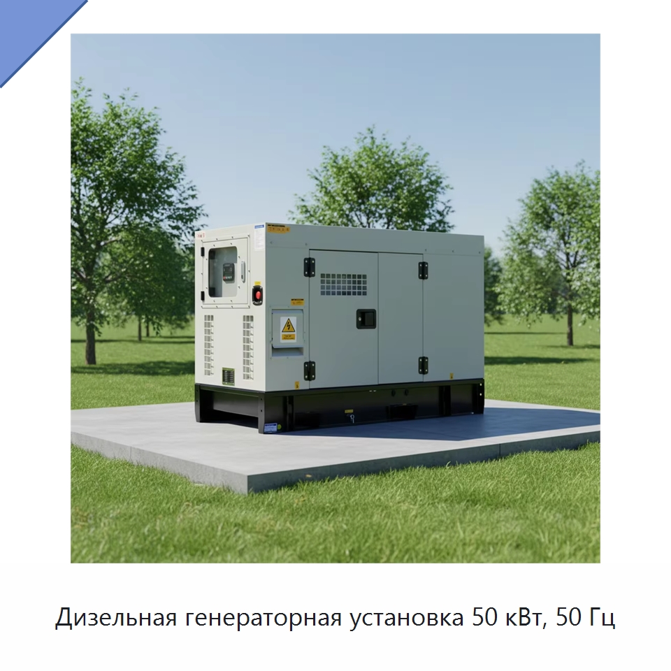 Дизельная генераторная установка 50 кВт, 50 Гц — Дизельные генераторы