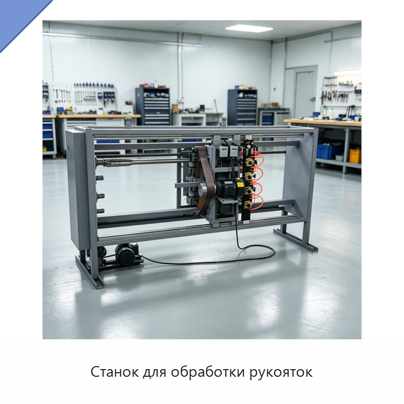 Станок для обработки рукояток — Специальное деревообрабатывающее оборудование