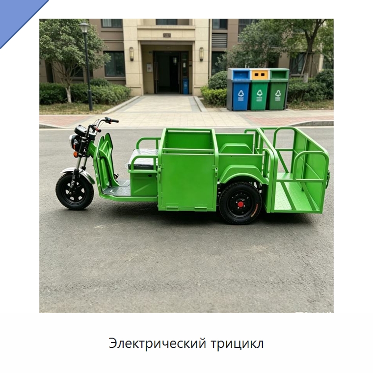 Электрический трицикл — Специальная строительная техника
