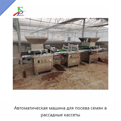 Автоматическая машина для посева семян в рассадные кассеты
