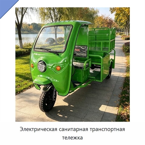 Электрическая санитарная транспортная тележка