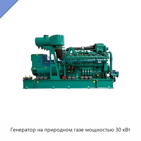 Генератор на природном газе мощностью 30 кВт