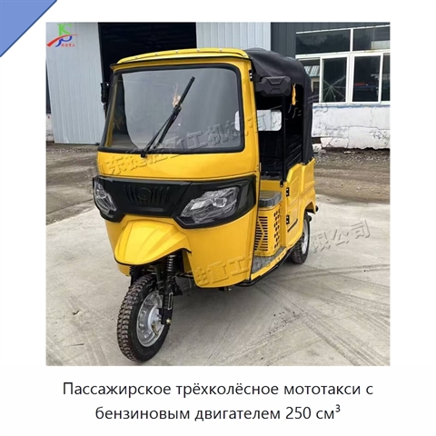 Пассажирское трёхколёсное мототакси с бензиновым двигателем 250 см³