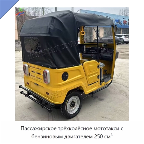 Пассажирское трёхколёсное мототакси с бензиновым двигателем 250 см³