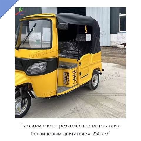 Пассажирское трёхколёсное мототакси с бензиновым двигателем 250 см³