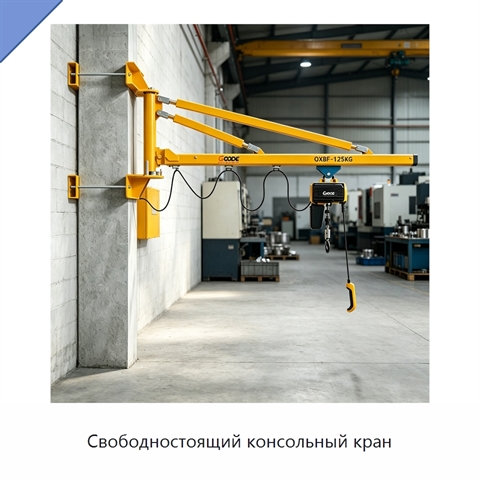 Свободностоящий консольный кран