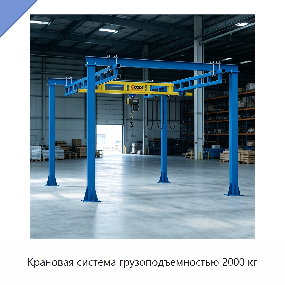 Крановая система грузоподъёмностью 2000 кг — Краны