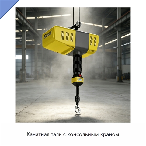 Канатная таль с консольным краном