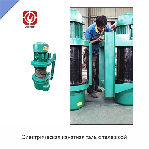 Электрическая канатная таль с тележкой