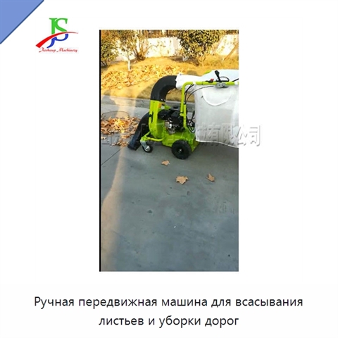 Ручная передвижная машина для всасывания листьев и уборки дорог