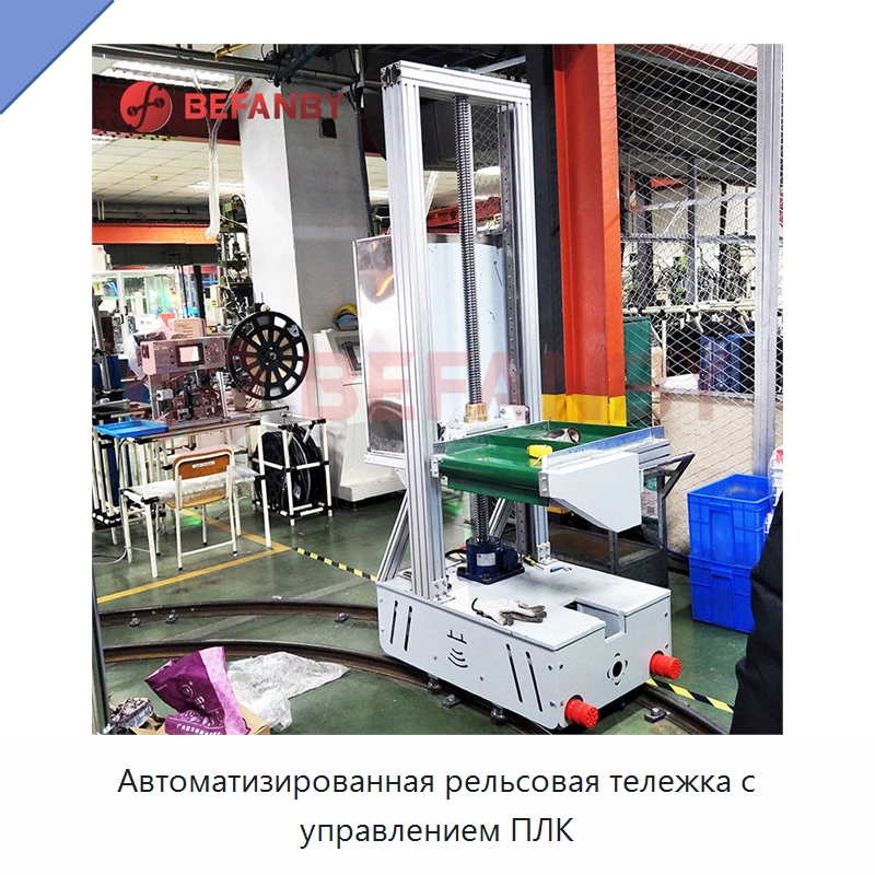 Автоматизированная рельсовая тележка с управлением ПЛК — Специальное подъемно-транспортное оборудование