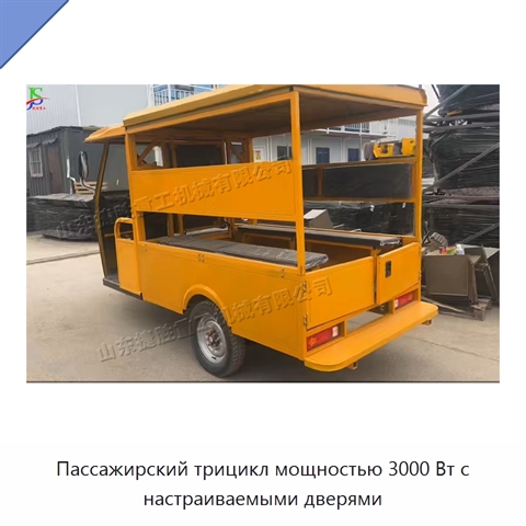 Пассажирский трицикл мощностью 3000 Вт с настраиваемыми дверями