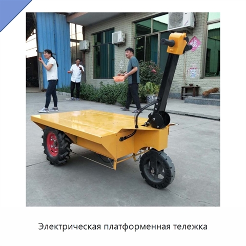 Электрическая платформенная тележка
