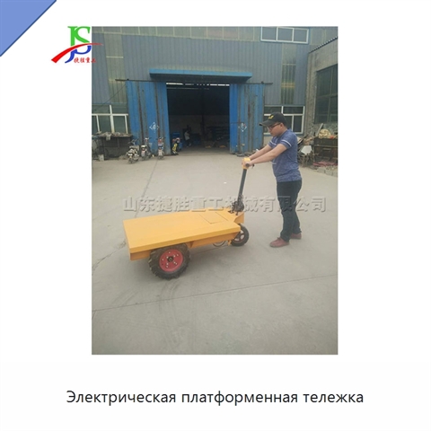 Электрическая платформенная тележка