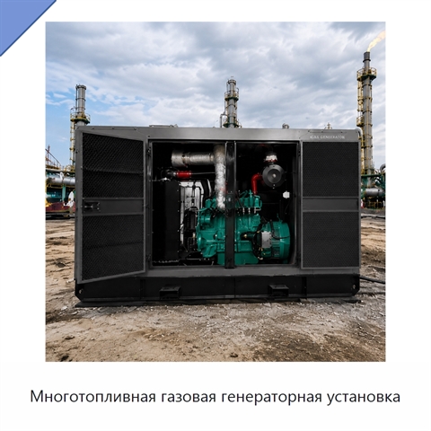 Многотопливная газовая генераторная установка