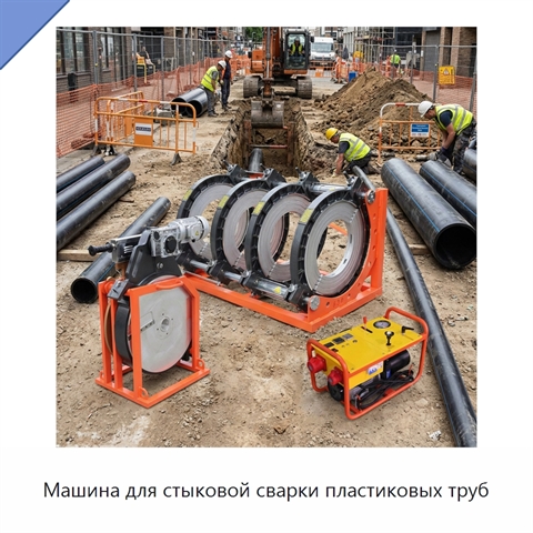 Машина для стыковой сварки пластиковых труб
