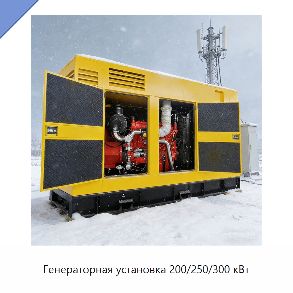 Генераторная установка 200/250/300 кВт — Газотурбинные генераторы