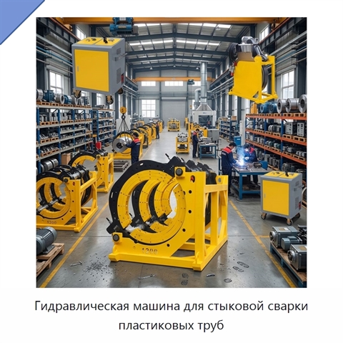 Гидравлическая машина для стыковой сварки пластиковых труб
