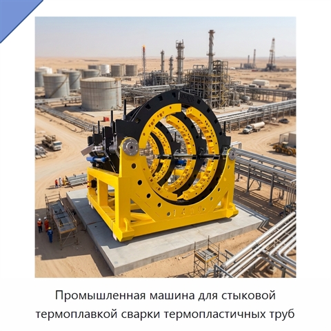 Промышленная машина для стыковой термоплавкой сварки термопластичных труб