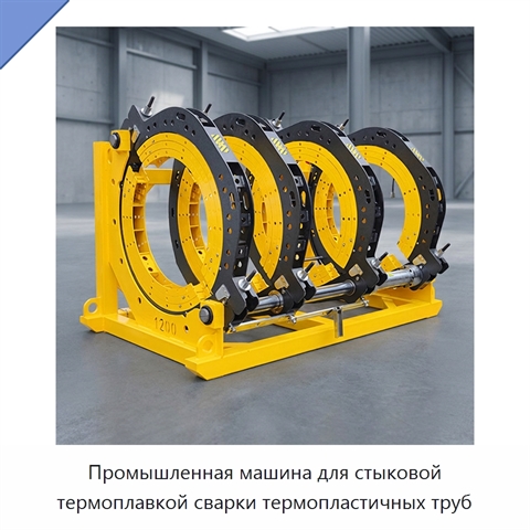 Промышленная машина для стыковой термоплавкой сварки термопластичных труб