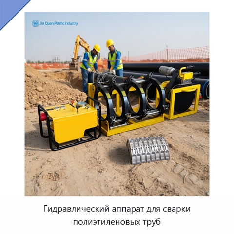 Гидравлический аппарат для сварки полиэтиленовых труб