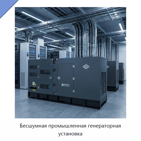 Бесшумная промышленная генераторная установка