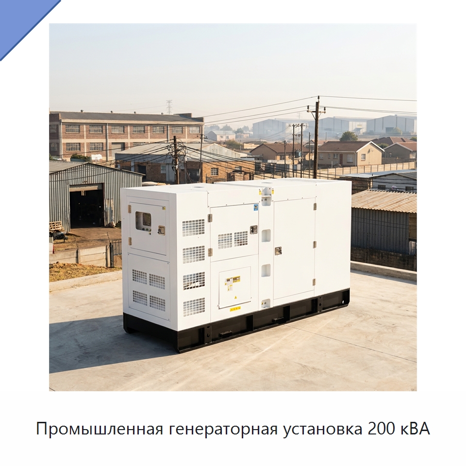 Промышленная генераторная установка 200 кВА — Дизельные генераторы