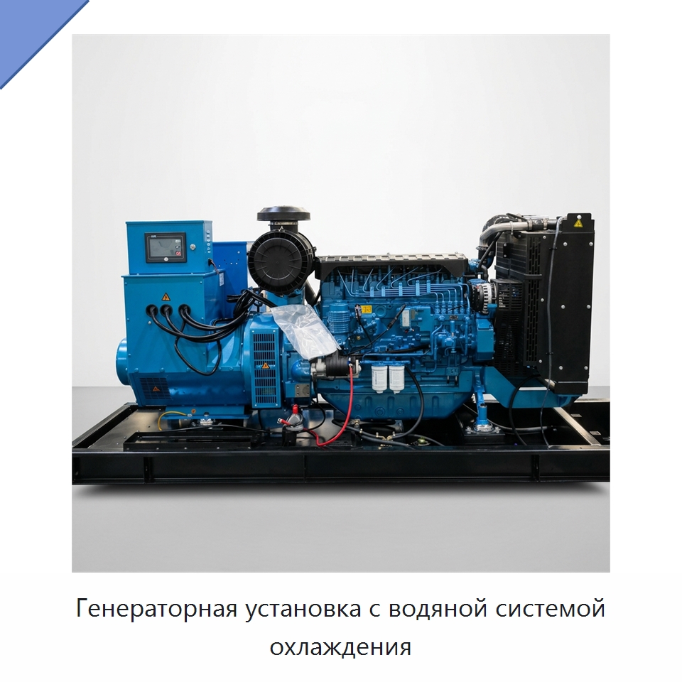Генераторная установка с водяной системой охлаждения — Дизельные генераторы