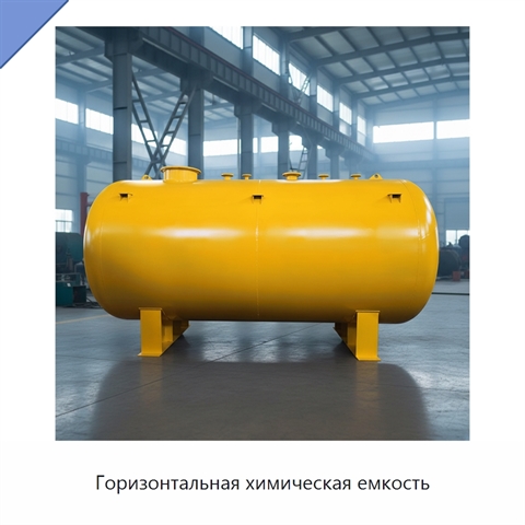 Горизонтальная химическая емкость