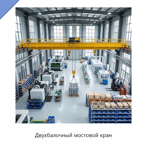 Двухбалочный мостовой кран