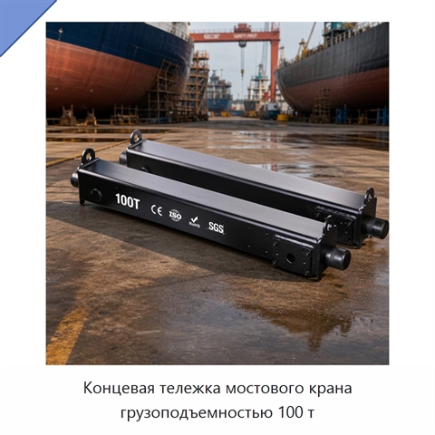 Концевая тележка мостового крана грузоподъемностью 100 т