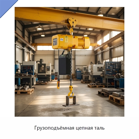 Грузоподъёмная цепная таль
