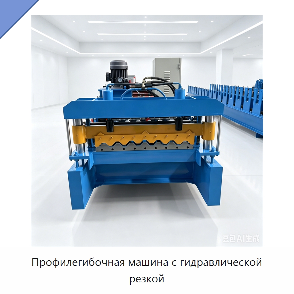 Профилегибочная машина с гидравлической резкой — Специальная строительная техника