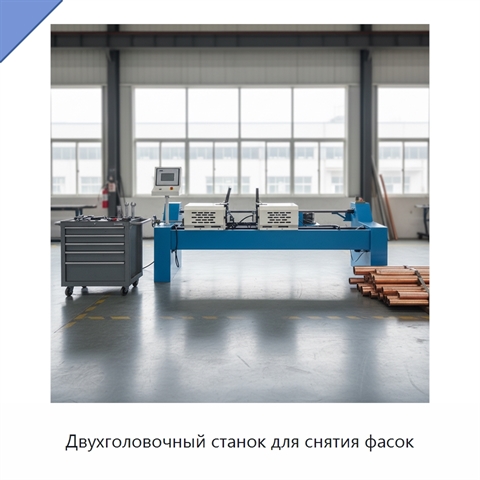 Двухголовочный станок для снятия фасок