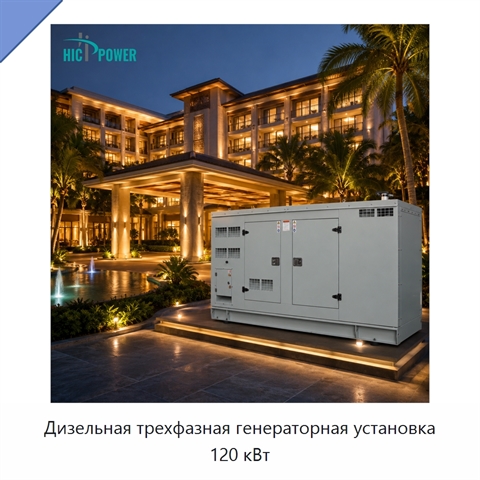 Дизельная трехфазная генераторная установка 120 кВт