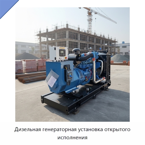 Дизельная генераторная установка открытого исполнения