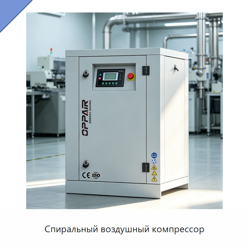 Спиральный воздушный компрессор — Промышленные компрессоры