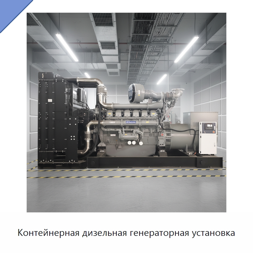 Контейнерная дизельная генераторная установка — Дизельные генераторы
