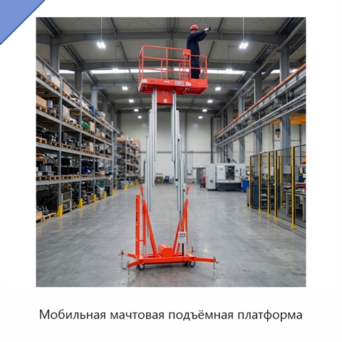 Мобильная мачтовая подъёмная платформа