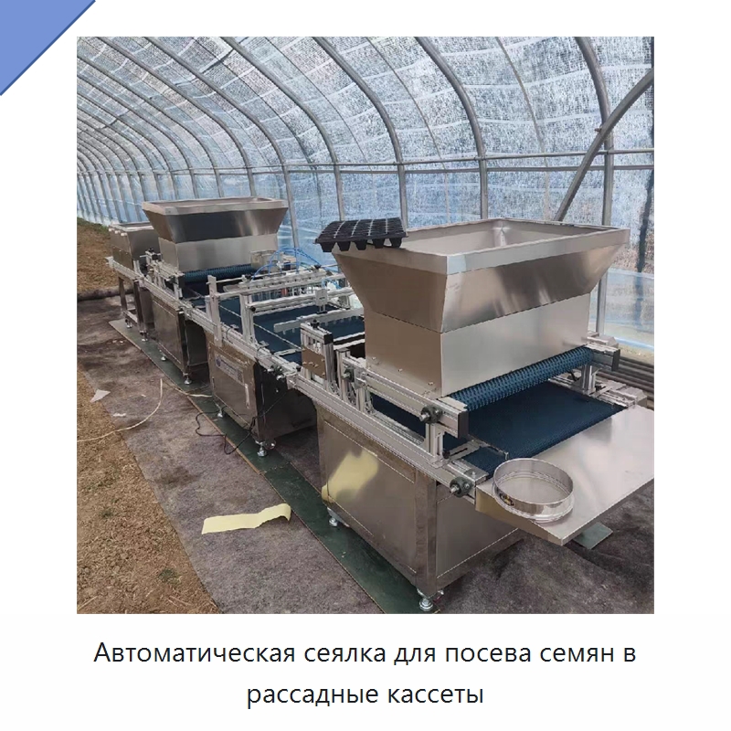 Автоматическая сеялка для посева семян в рассадные кассеты — Сеялки и рассадопосадочные машины
